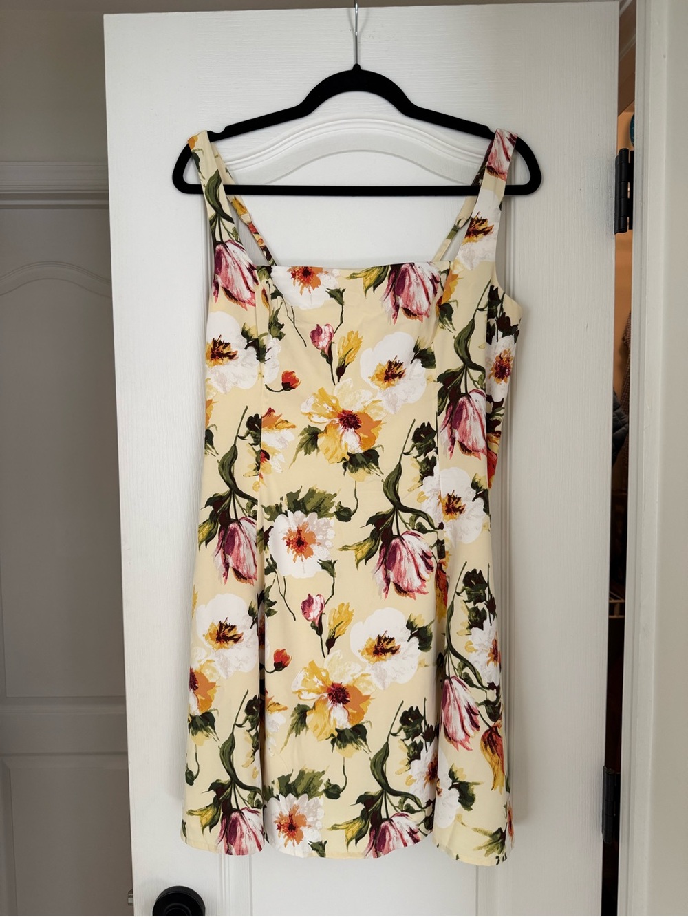 Abercrombie & Fitch Cream Floral Mini Dress - Picture 1 of 5